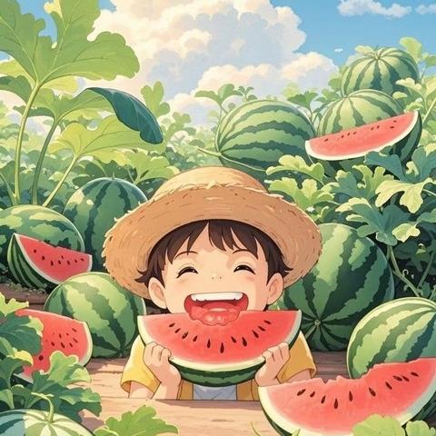 校园里的丰收与欢笑