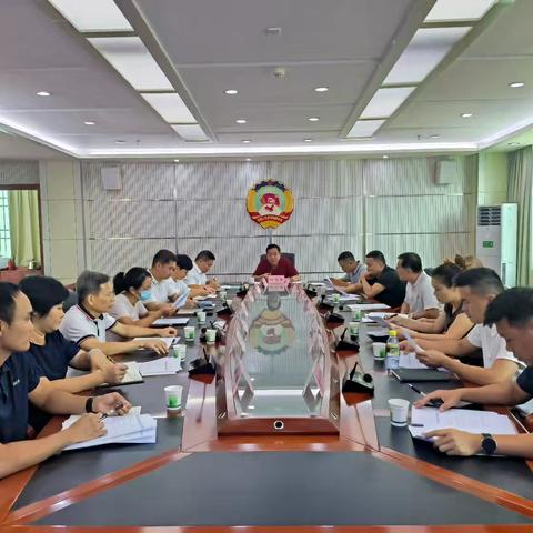 昌江县政协副主席叶华杰主持召开推动体教融合加快新型体校建设专题调研座谈会