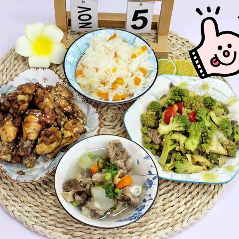 一周食谱播报🥒🥕🍉🍗