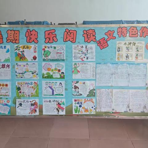 书香浸润假期 阅读丰富人生 密山市八五七学校语文暑假特色作业展纪实