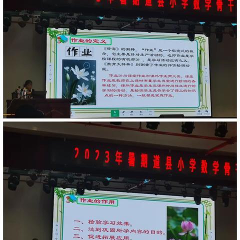 2023道县暑期小学数学骨干教师培训（第二天）