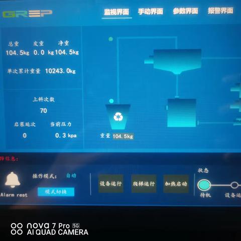 11月8日布尾处理站共处理果蔬140桶10.243吨.厨余482桶41.025吨