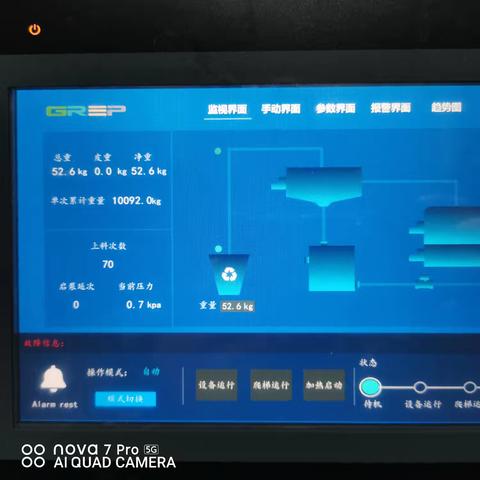 11月24日布尾处理站共处理果蔬140桶10.092吨.厨余520桶40.041吨