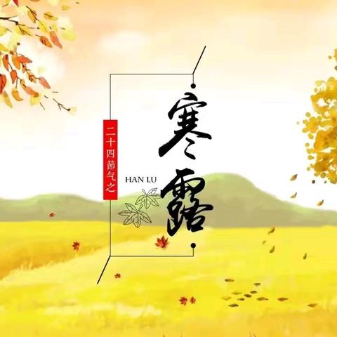 秋风生寒露 落叶凝白霜 ——市一小六二班开展寒露节气主题实践活动