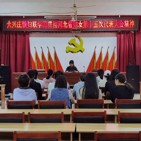 大兴庄镇妇联学习贯彻河北省妇女第十五次代表大会精神