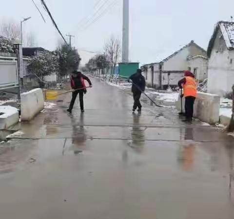 新站镇：人人参与提升环境，扫雪除冰保障安全