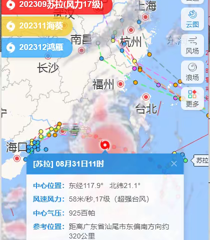 大空港截流河沿河休闲带景观及2座人行天桥项目四标段景观及配套建筑工程开展防台风安全检查情况报告