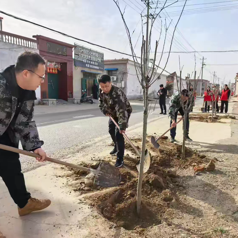 “植”入绿色 “树”立希望—大同镇团委开展植树节志愿植树活动