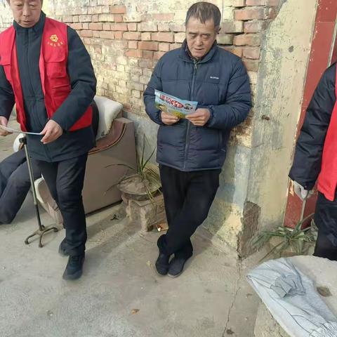 油坊堤村开展防诈骗宣传活动