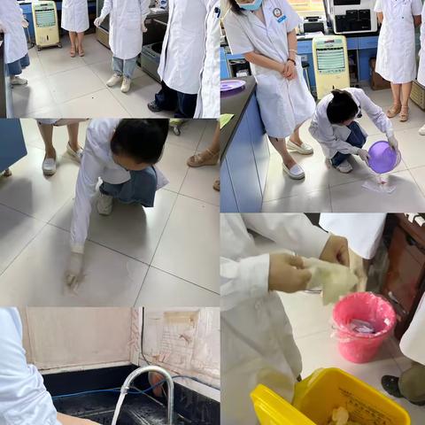 检验科开展生物安全意外事件处理应急演练