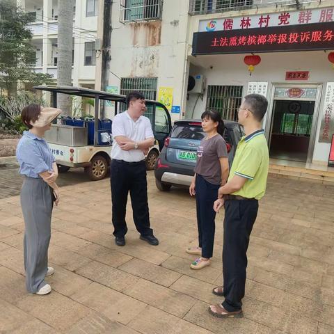云龙镇镇长陈泽宁到儒林村委会调研指导村集体经济