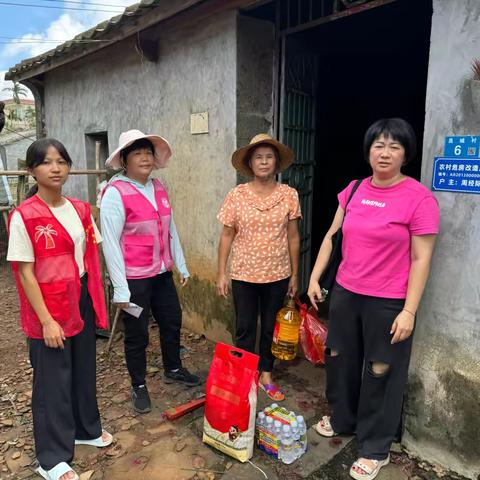 云龙镇组织开展摩羯台风灾后救助送温暖慰问活动