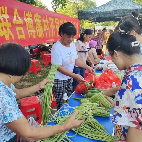 博廉村开展消费帮扶活动