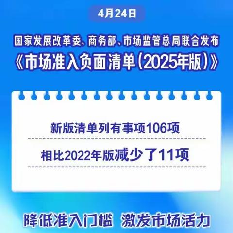 泾阳县商务局邀请您一起来新版市场准入负面清单内容~