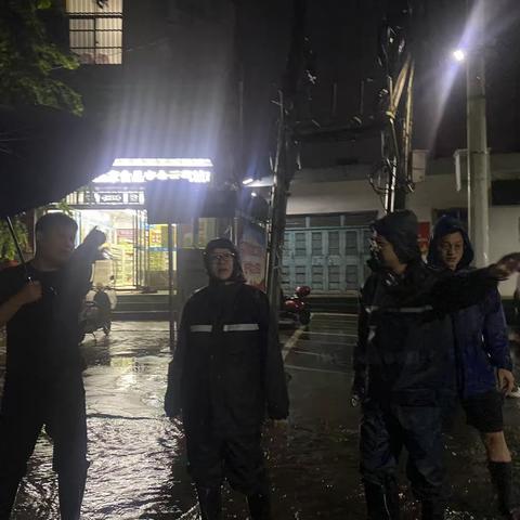 海口市副市长王和娇、秀英区副区长宁辉到石山镇对第4号台风“泰利”加强防风防汛督导工作