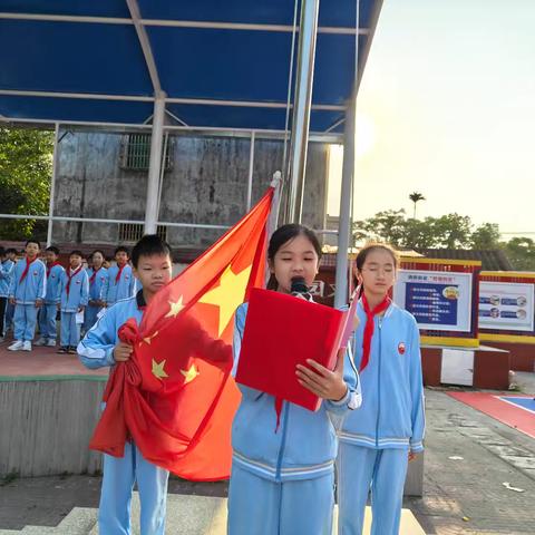 全国中小学生安全教育日 ——万宁市万城小学第六周升旗仪式