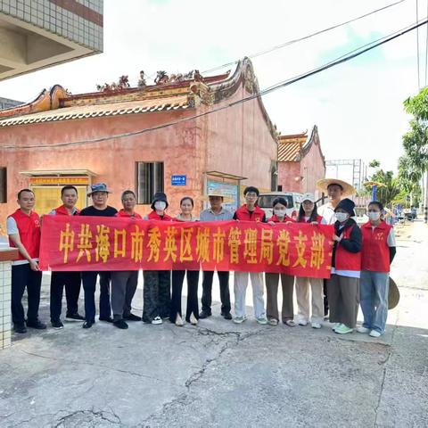 红马甲行动！区城管局党员助力康安村防蚊控病