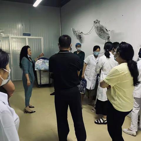 安康市人民医院开展医用织物洗涤消毒督导检查工作