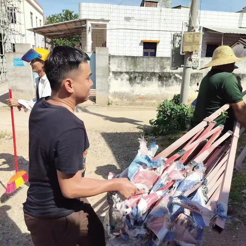 三家村开展人居环境卫生整治