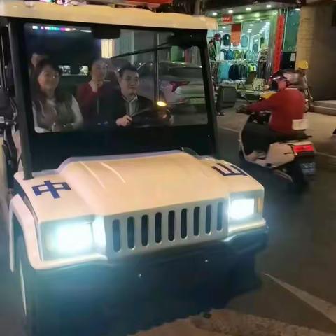 中山社区持续开展烟花爆竹管控宣传巡逻工作