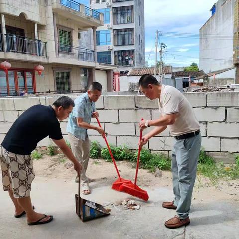 中山社区开展爱国卫生运动暨环境卫生整治工作