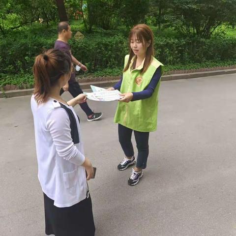 工农街道金河社区新时代文明实践站开展全国生态日宣传活动