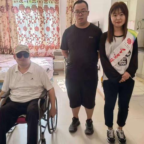 工农街道金河社区新时代文明实践站开展“关爱残疾人 慰问暖人心”志愿服务活动