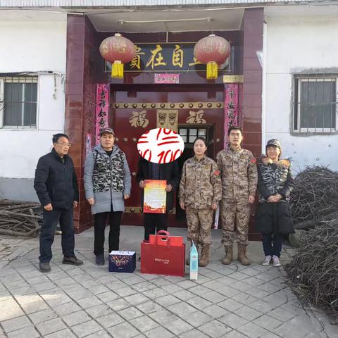 寒冬送温暖 情暖军人心——城关街道退役军人服务站开展春节慰问活动