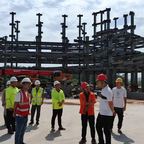 定安住建局开展台风“泰利”过后复工复产巡查工作