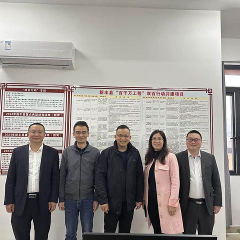 分行党委书记、行长黄云峰到新丰县教育局调研