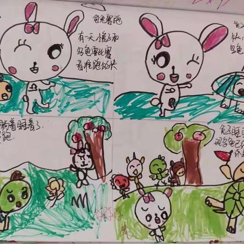 晓宇幼儿园傲梅二班四幅连图主题活动