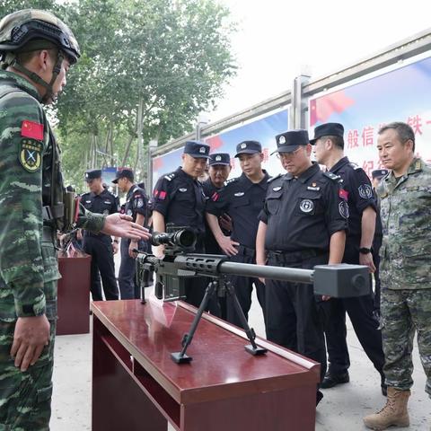 特警支队赴武警石家庄支队参观学习