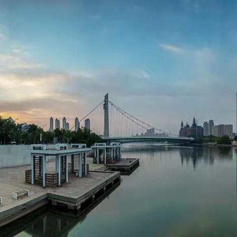 海河的朝暮之美