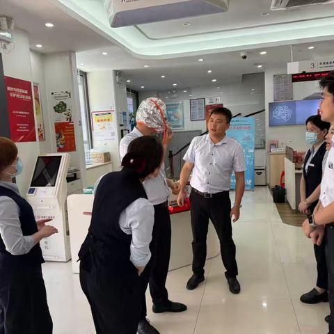 泉州石狮人民路支行消防逃生演练