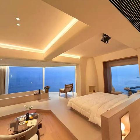 270度°日落海景浴池大床房403