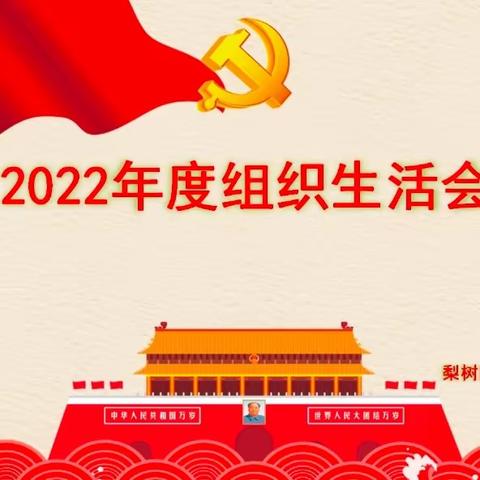 梨树区太阳升小学党支部组织召开2022年度组织生活会开展民主评议党员工作