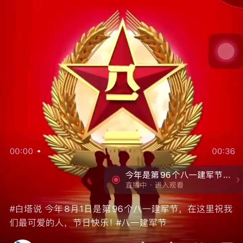 “忆峥嵘 守初心”八一纪念活动。