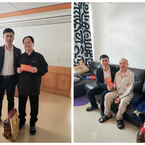 市资建局开展春节慰问老党员主题党日活动