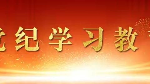 学纪律 知敬畏 明规矩 守底线  高质量开展党纪学习教育