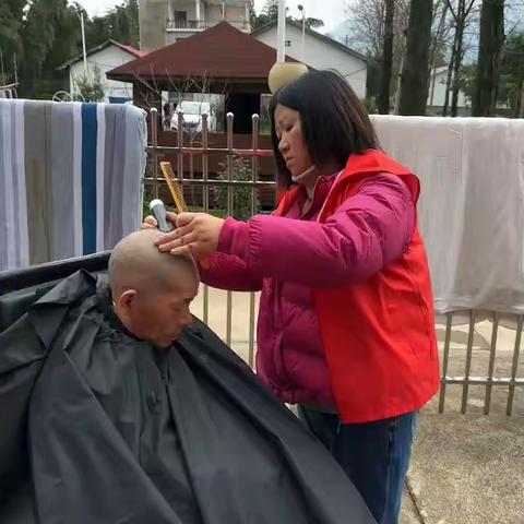 花桥金山口诚信互助小组尊老敬老爱老活动