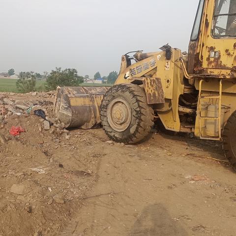 位伯镇“推进河渠‘四乱’问题整改”清理河道沿岸垃圾