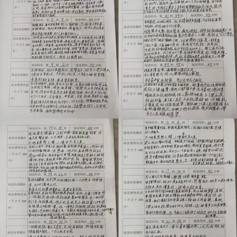 暑假七组第二次晒语文作业