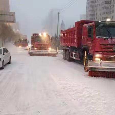 道里区铆足干劲以决战姿态迎战大暴雪