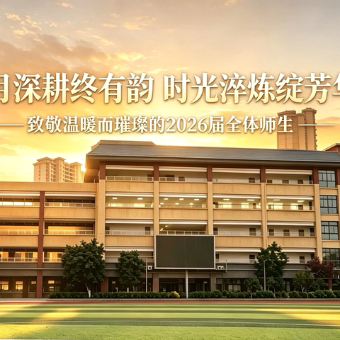 【庆高教育集团||莲湖二校】岁月深耕终有韵 时光淬炼绽芳华——西安市莲湖第二学校2026届志为学子成长足迹纪实