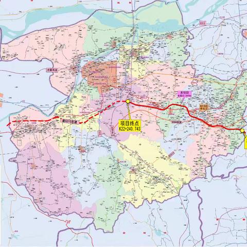 G310荥巩界至焦桐高速段改建工程项目进展情况