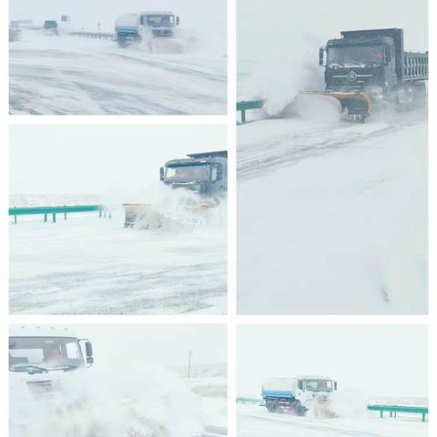 鏖战冰雪担使命   浴“雪”奋战保畅通