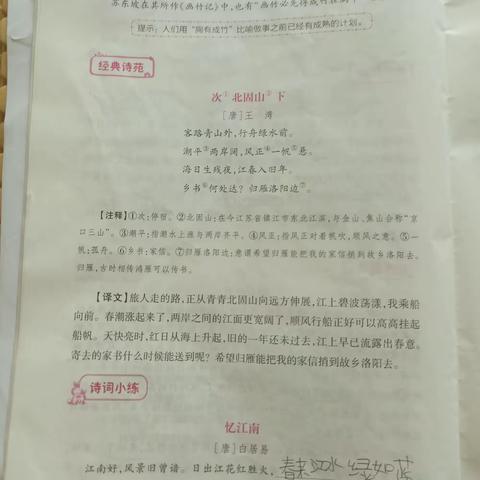 王嘉佑  第五周  语文作业