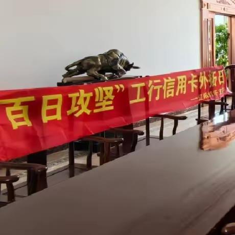 灯塔支行“百日攻坚”工行信用卡外拓营销日