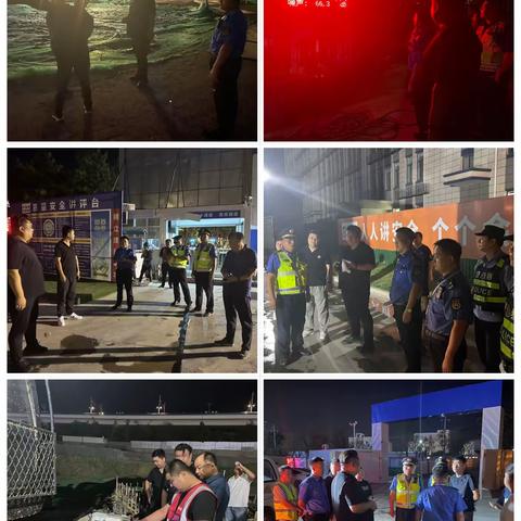 浐灞生态区开展区域联防联控夜查行动