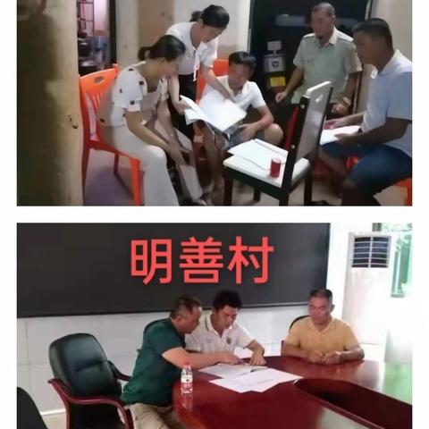 育才生态区农村集体土地流转合同清理工作规范工作情况--8月9日
